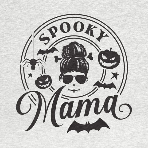 Spooky Mama Messy Bun by CatsCrew